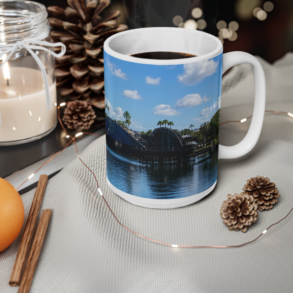 Epcot Spaceship Earth Scenic Ceramic Coffee Mug — 11oz & 15oz