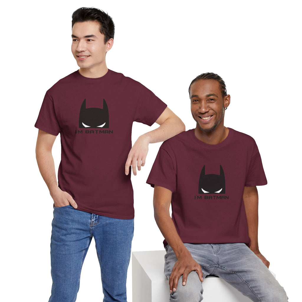 I'm Batman Graphic Tee — Funny Superhero Mask T-Shirt
