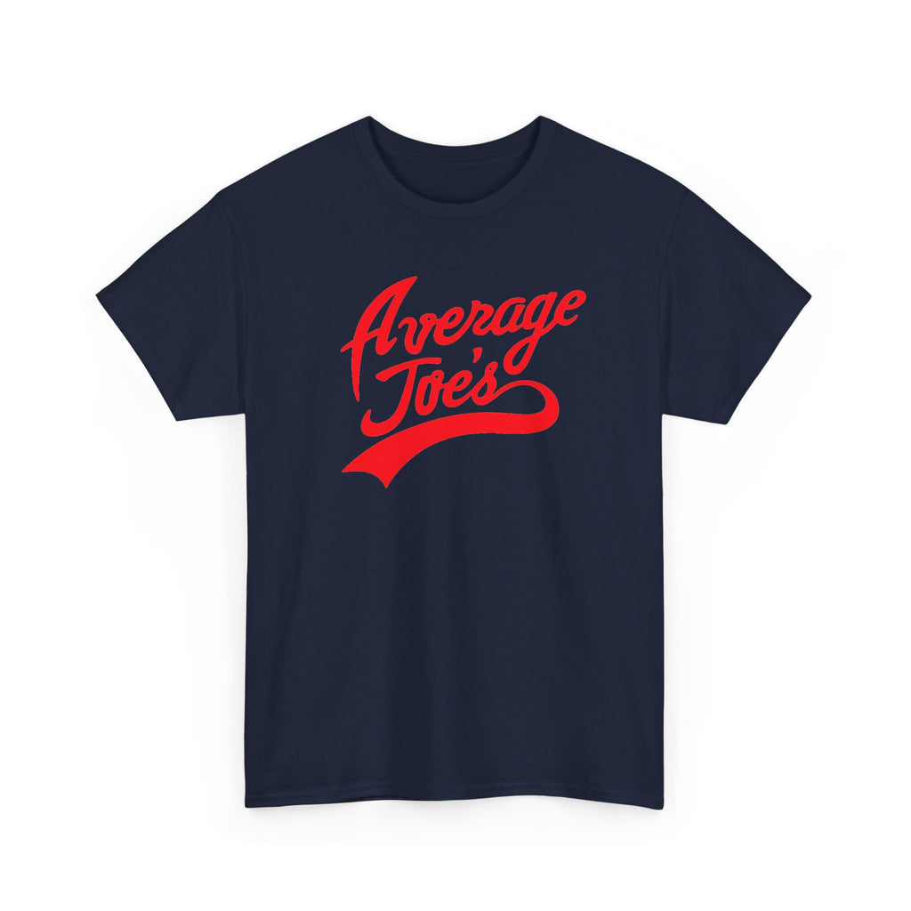 Average Joe's Graphic Tee — Retro Script White T-Shirt