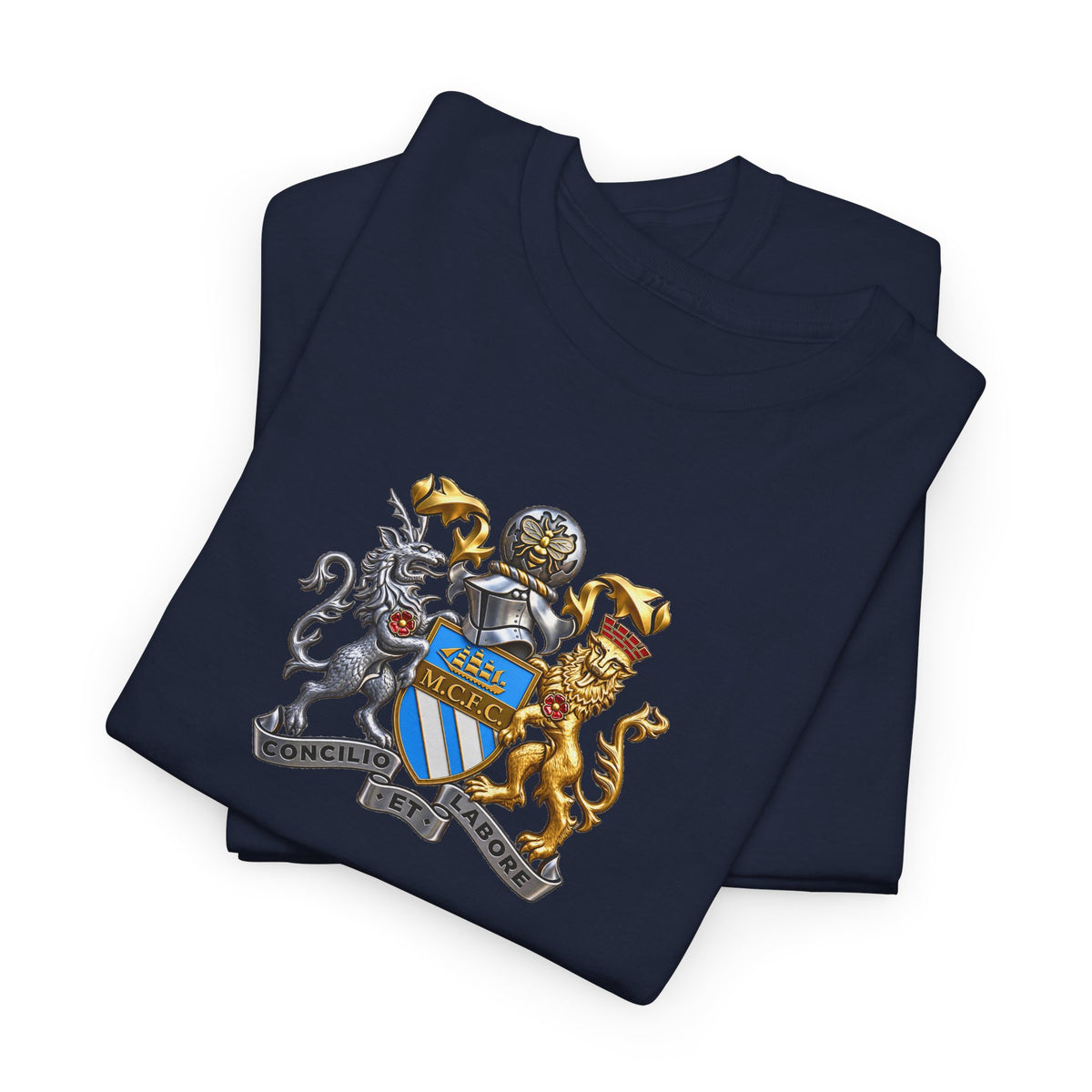 Manchester City Coat of Arms Unisex Heavy Cotton Tee