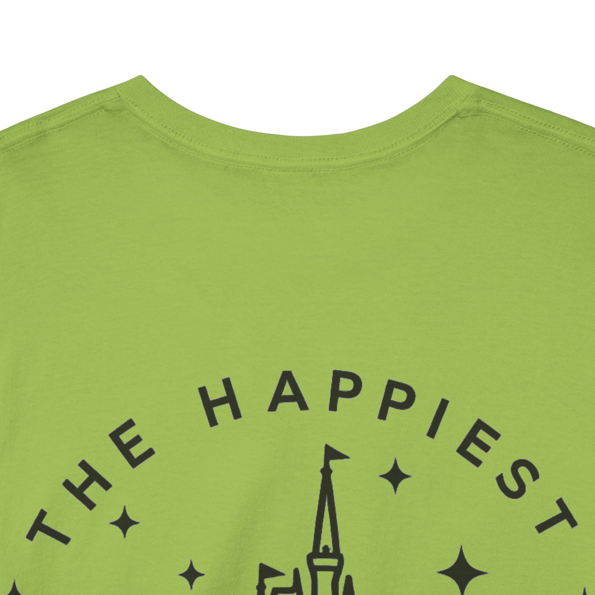The Happiest Place on Earth Castle Graphic Cotton T-Shirt