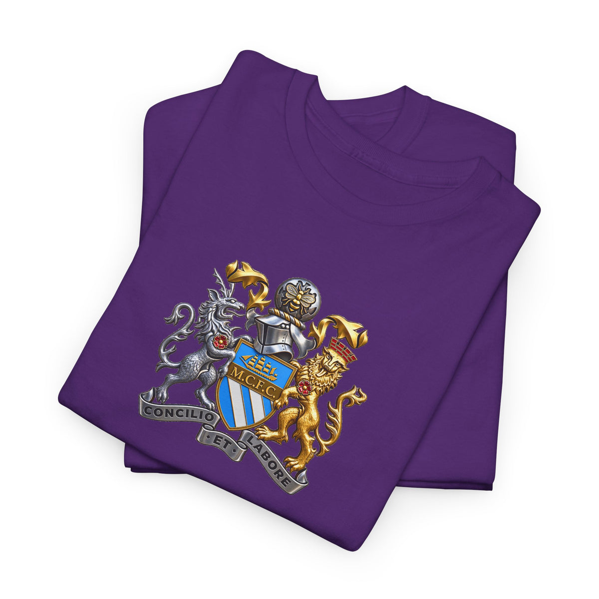 Manchester City Coat of Arms Unisex Heavy Cotton Tee