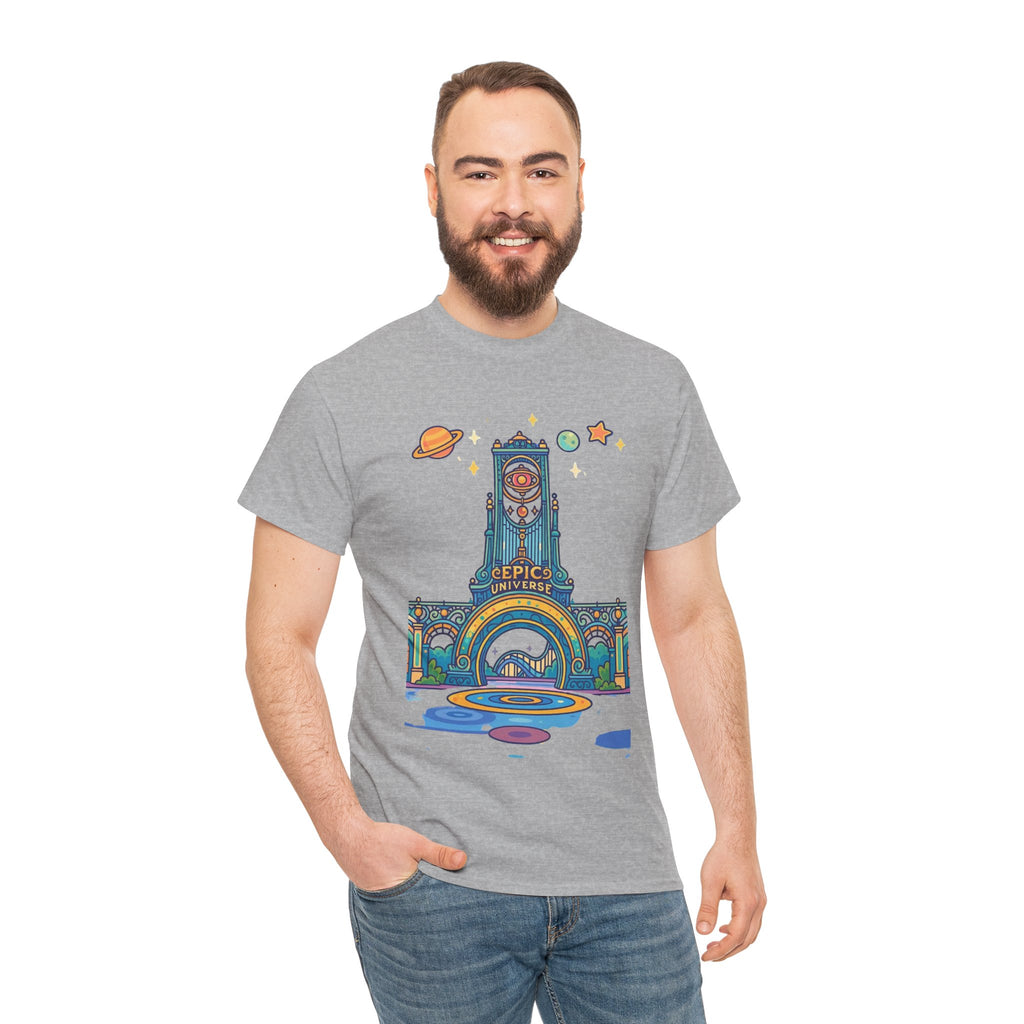 Universal Studios Family Vacation T-Shirt — Retro Space Theater Graphic Tee