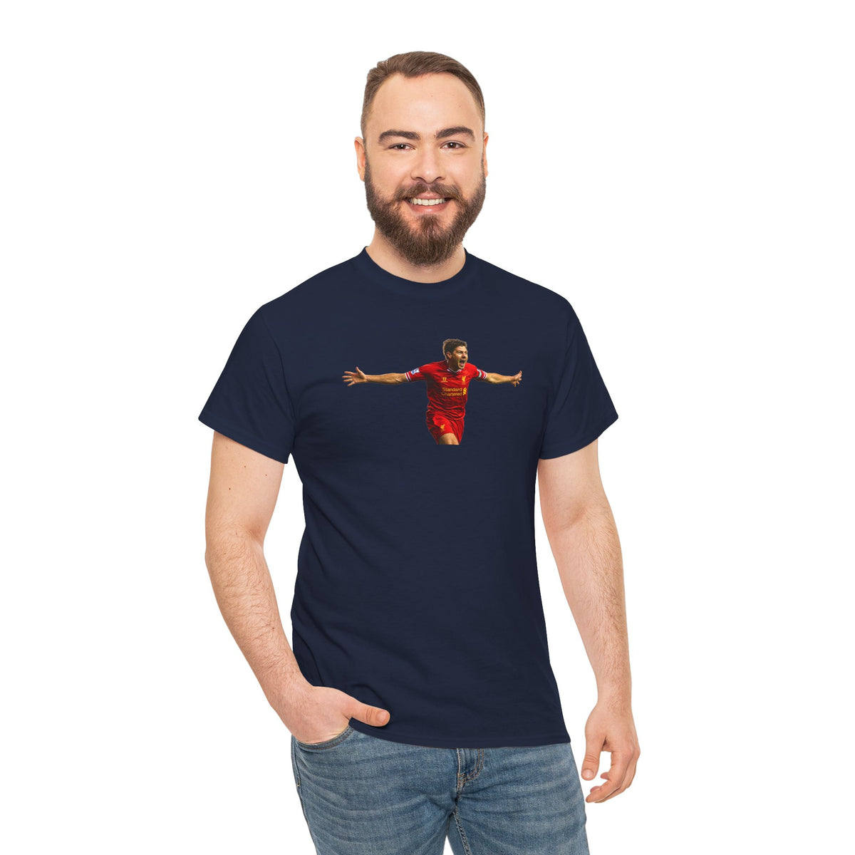 Steven Gerrard Liverpool Cotton T-Shirt