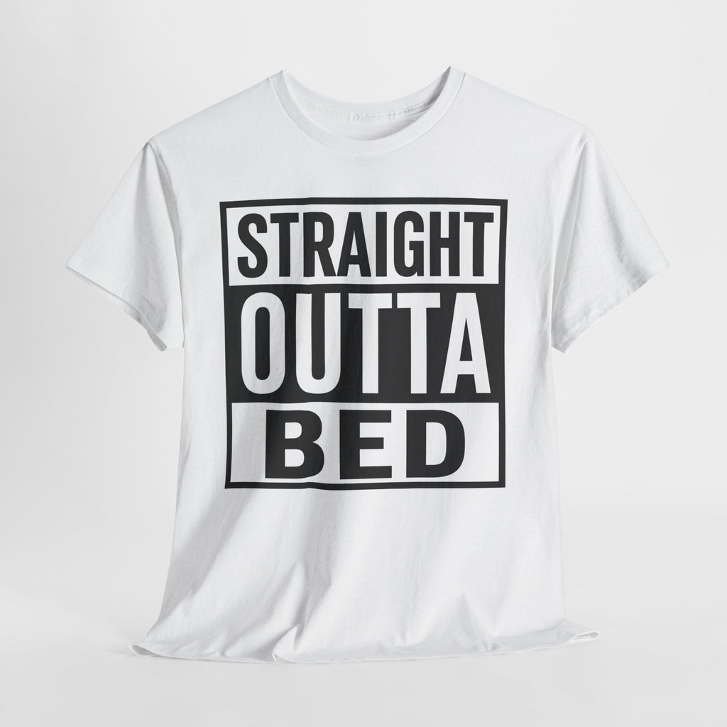 Straight Outta Bed T-Shirt — Funny Morning Graphic Tee