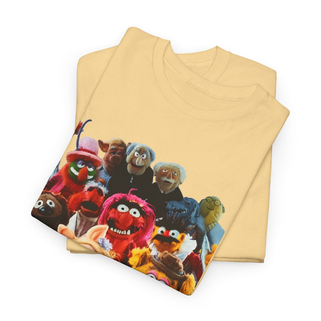 Muppets Puppet Ensemble Graphic Tee — Fun Family Cartoon Shirt