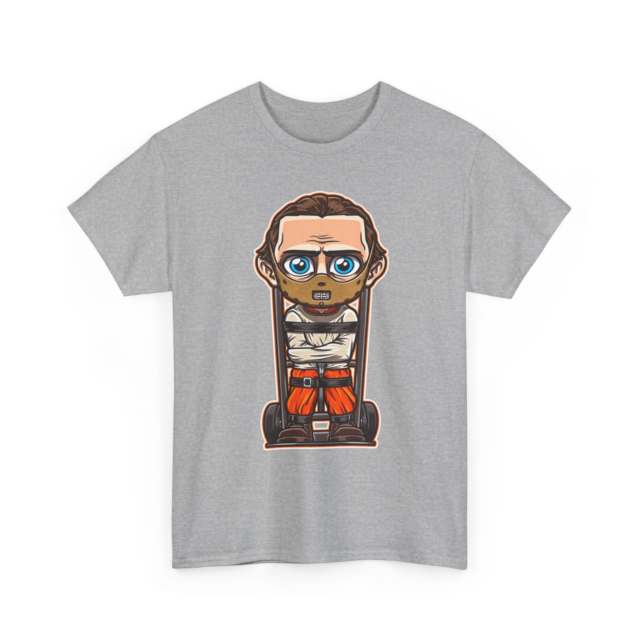 Chibi Prisoner Character Tee — Cute Cartoon Inmate Graphic T-Shirt