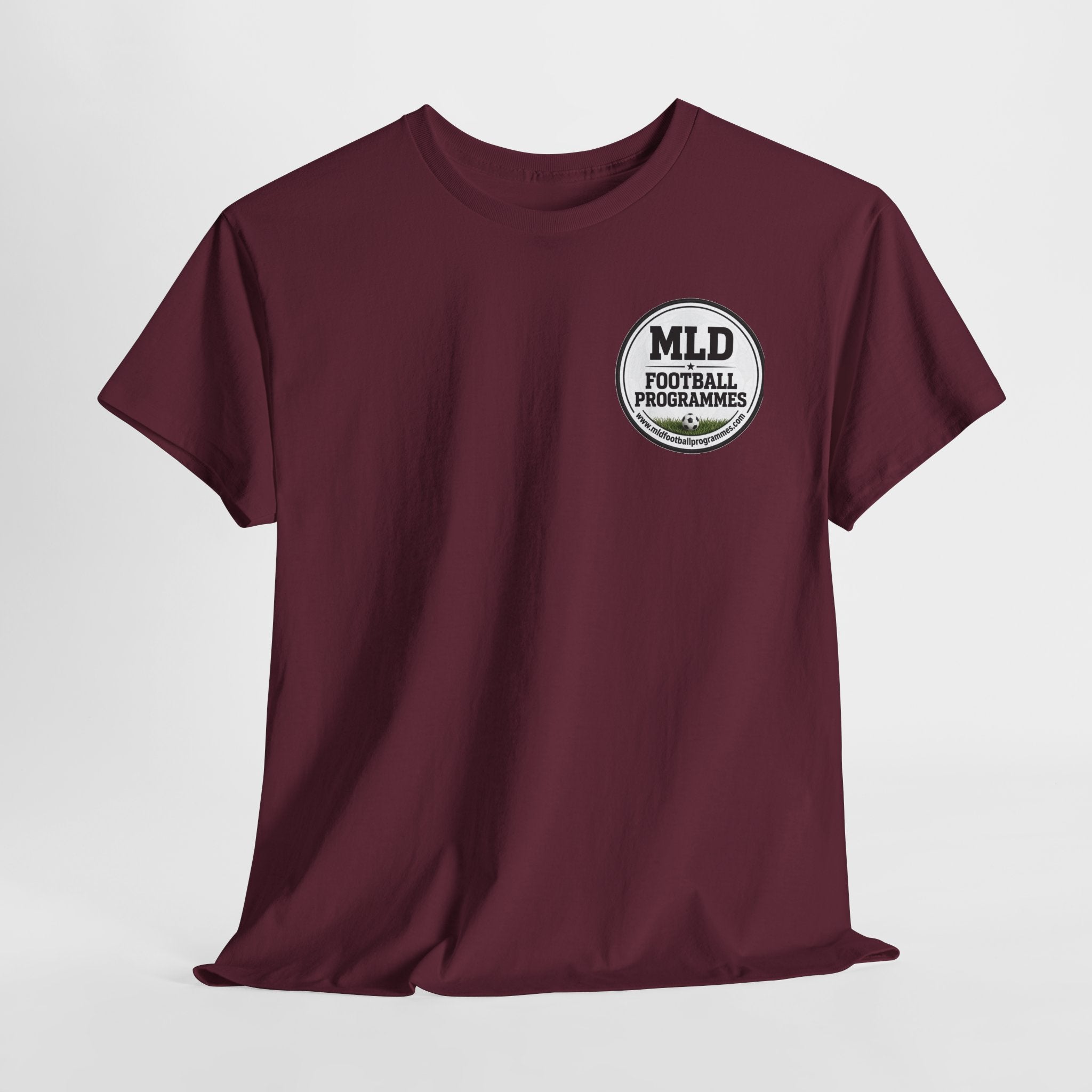MLD Football Programmes Tee - Retro Logo Chest T-Shirt