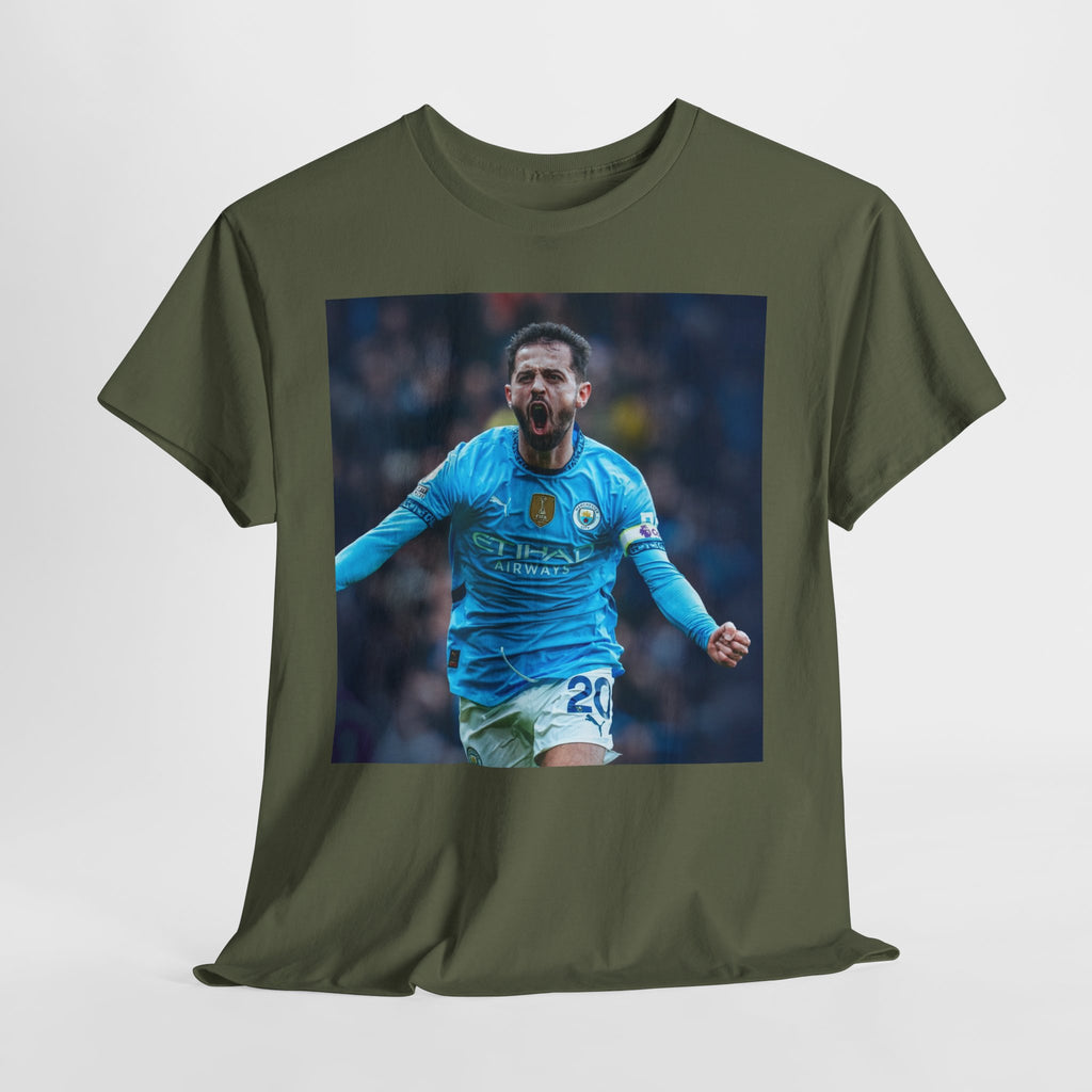 Bernardo Silva Tribute Tee – Inspirational Letter & Celebrating Goal Moment