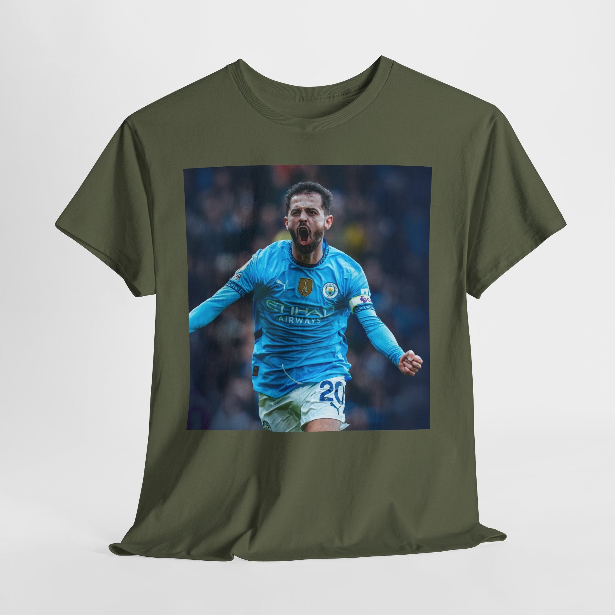 Bernardo Silva Tribute Tee – Inspirational Letter & Celebrating Goal Moment