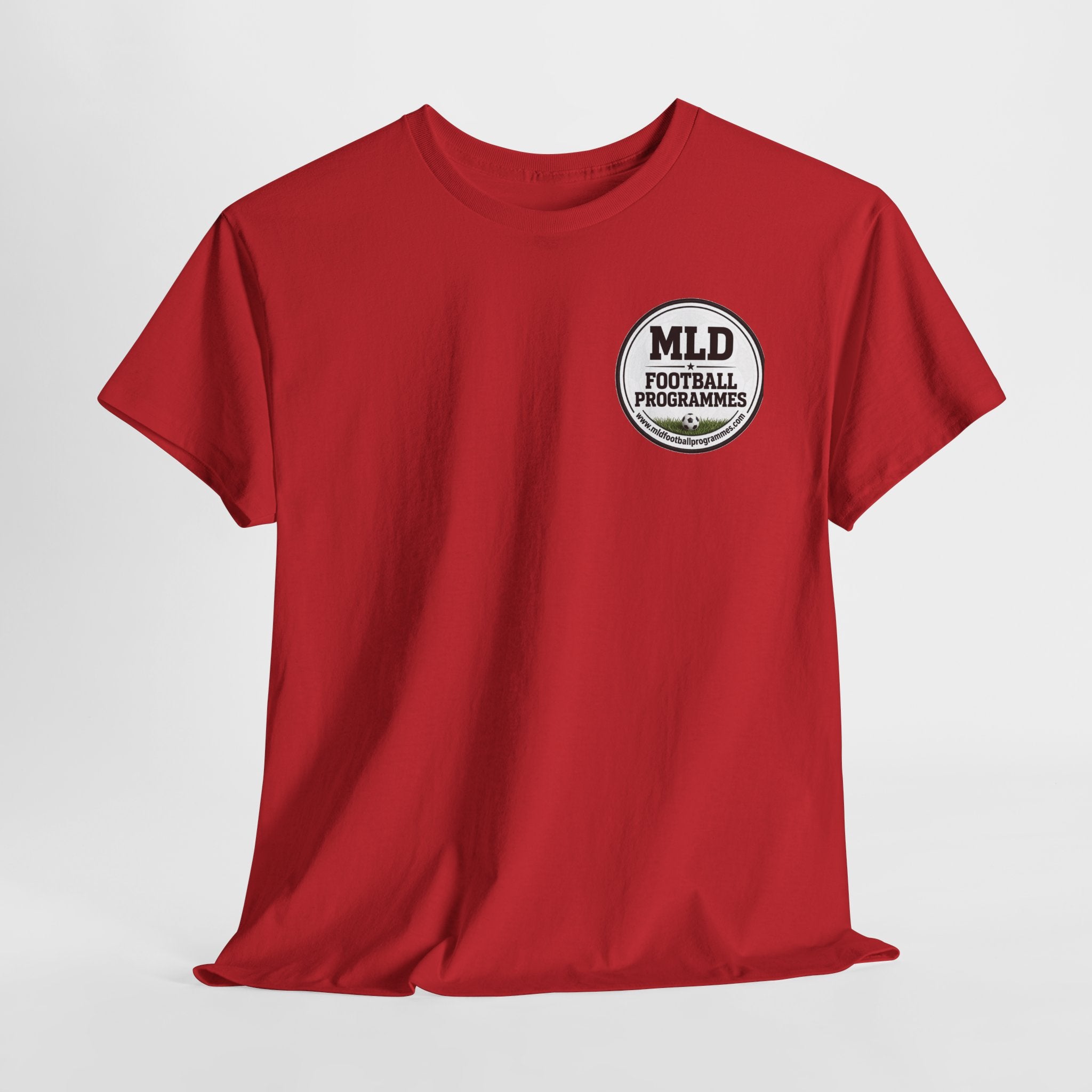 MLD Football Programmes Tee - Retro Logo Chest T-Shirt