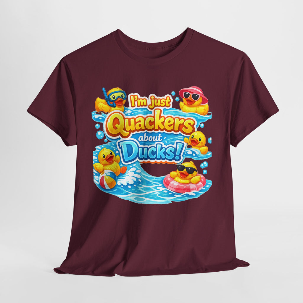 I'm Just Quackers About Ducks! Cute Rubber Duck Pool Tee