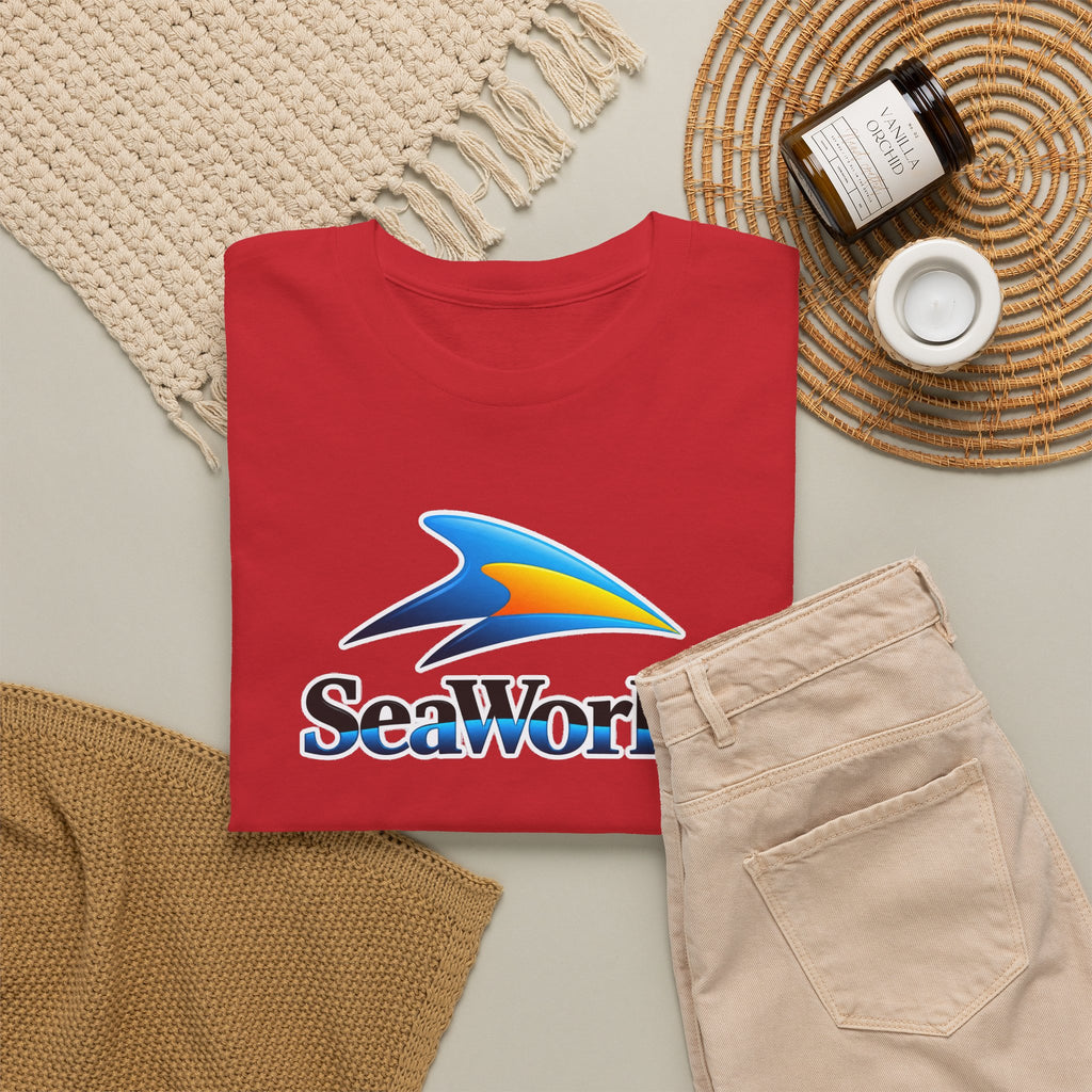 SeaWorld Logo T-Shirt — Classic Ocean Theme Tee