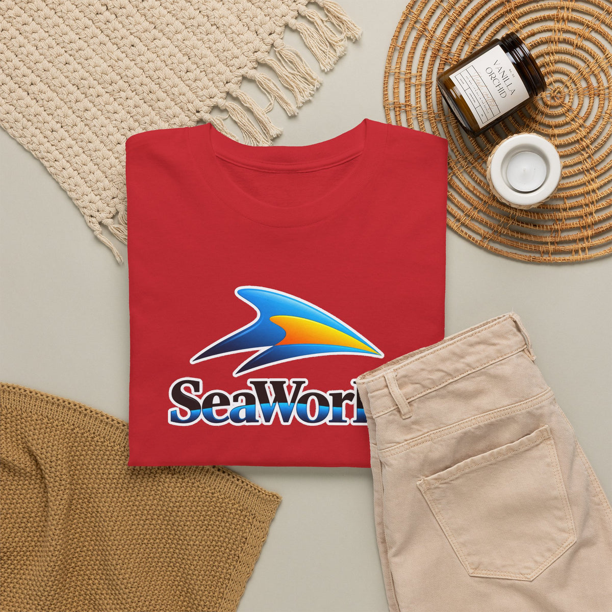 SeaWorld Logo T-Shirt — Classic Ocean Theme Tee