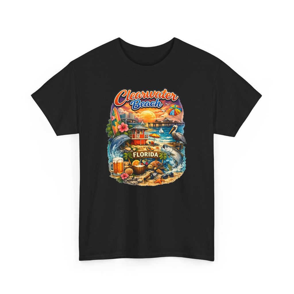 Clearwater Beach Florida Vintage Vacation T-Shirt