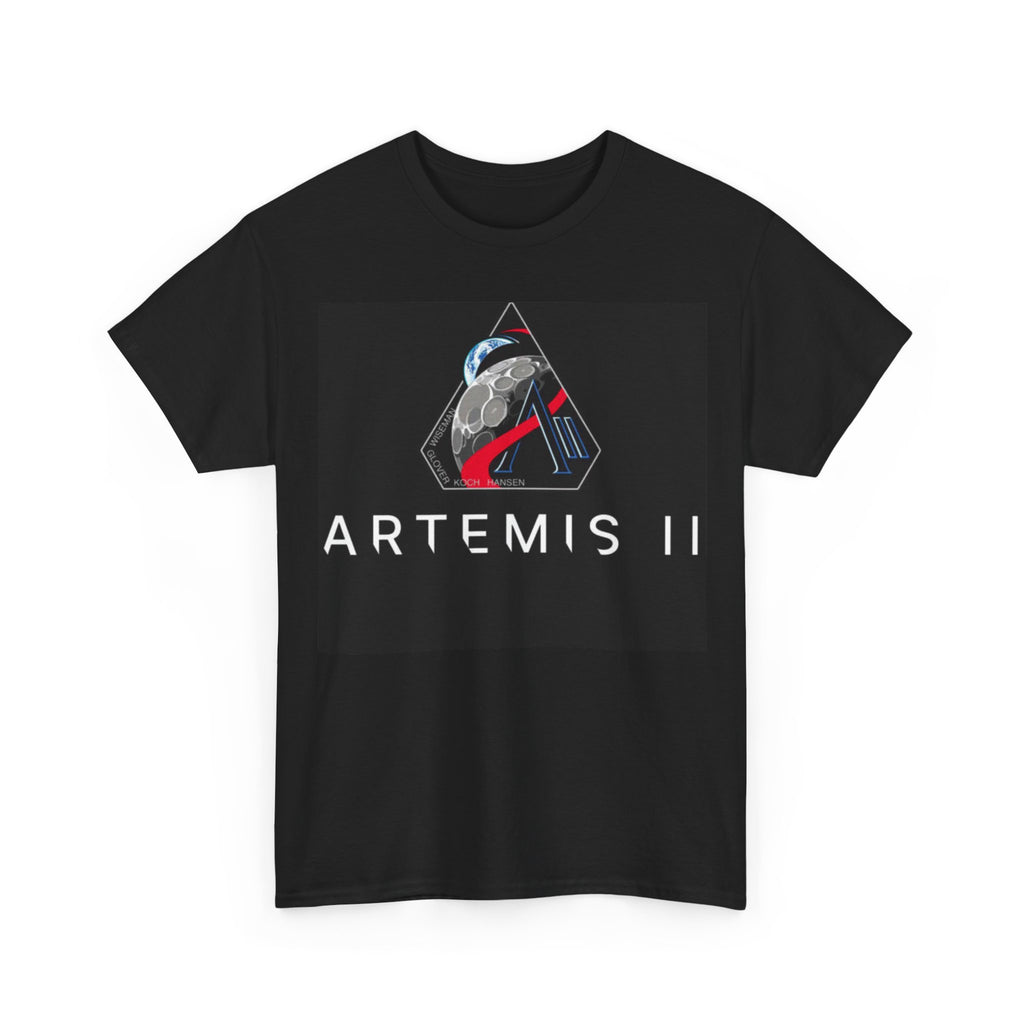 Artemis II Mission T-Shirt — Space Helmet Graphic Tee