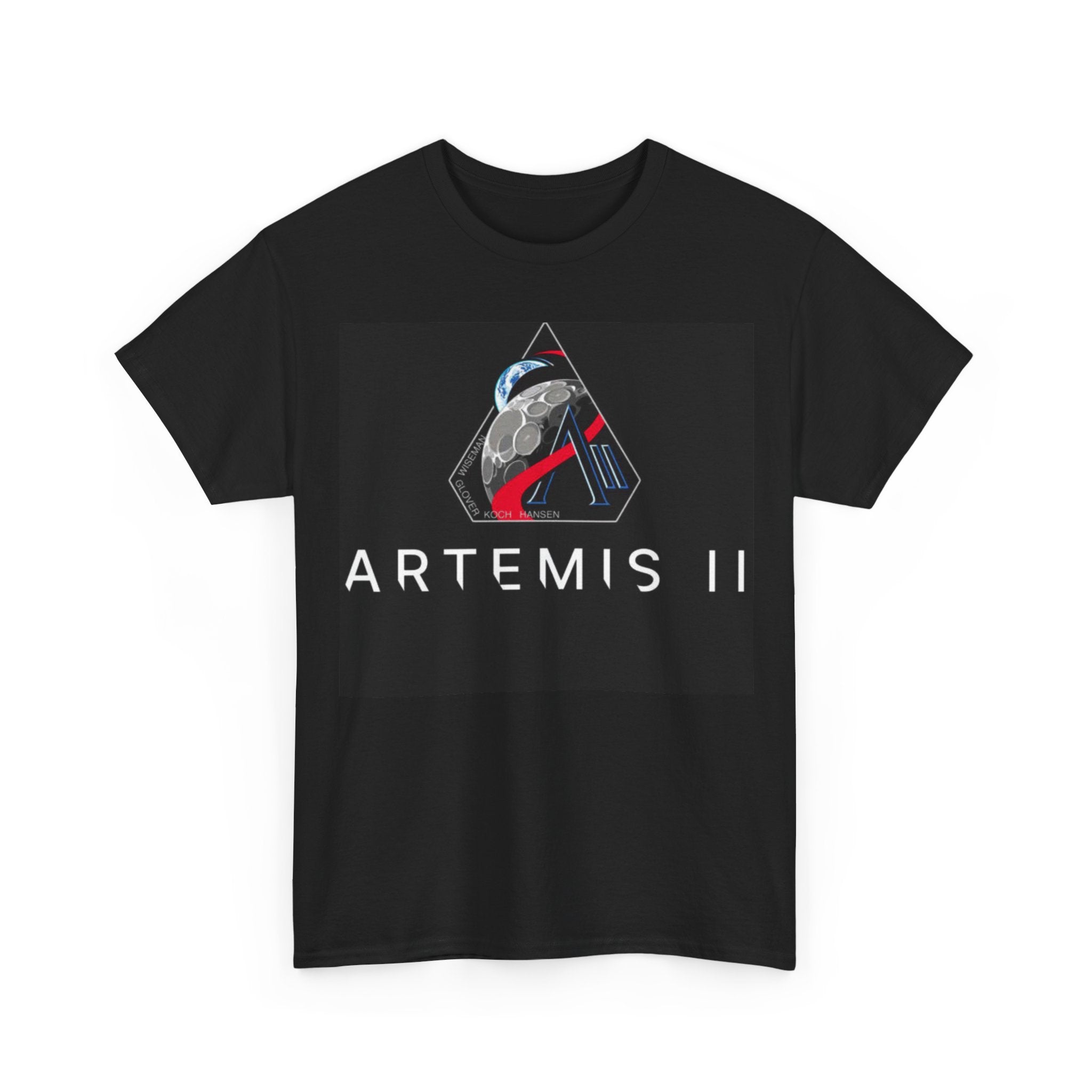 Artemis II Mission T-Shirt — Space Helmet Graphic Tee