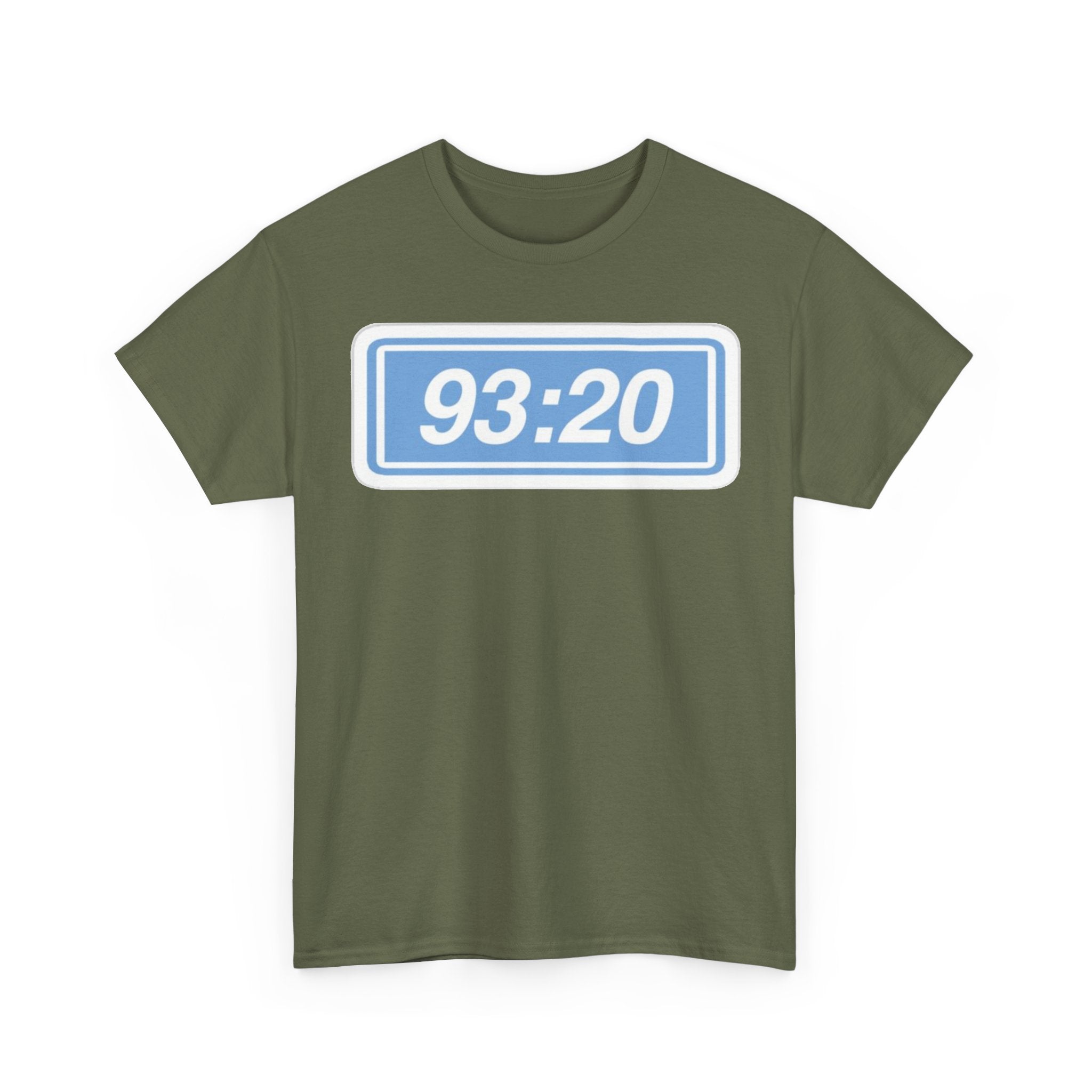Manchester City 93:20 Tee — Minimal Retro Graphic T‑Shirt