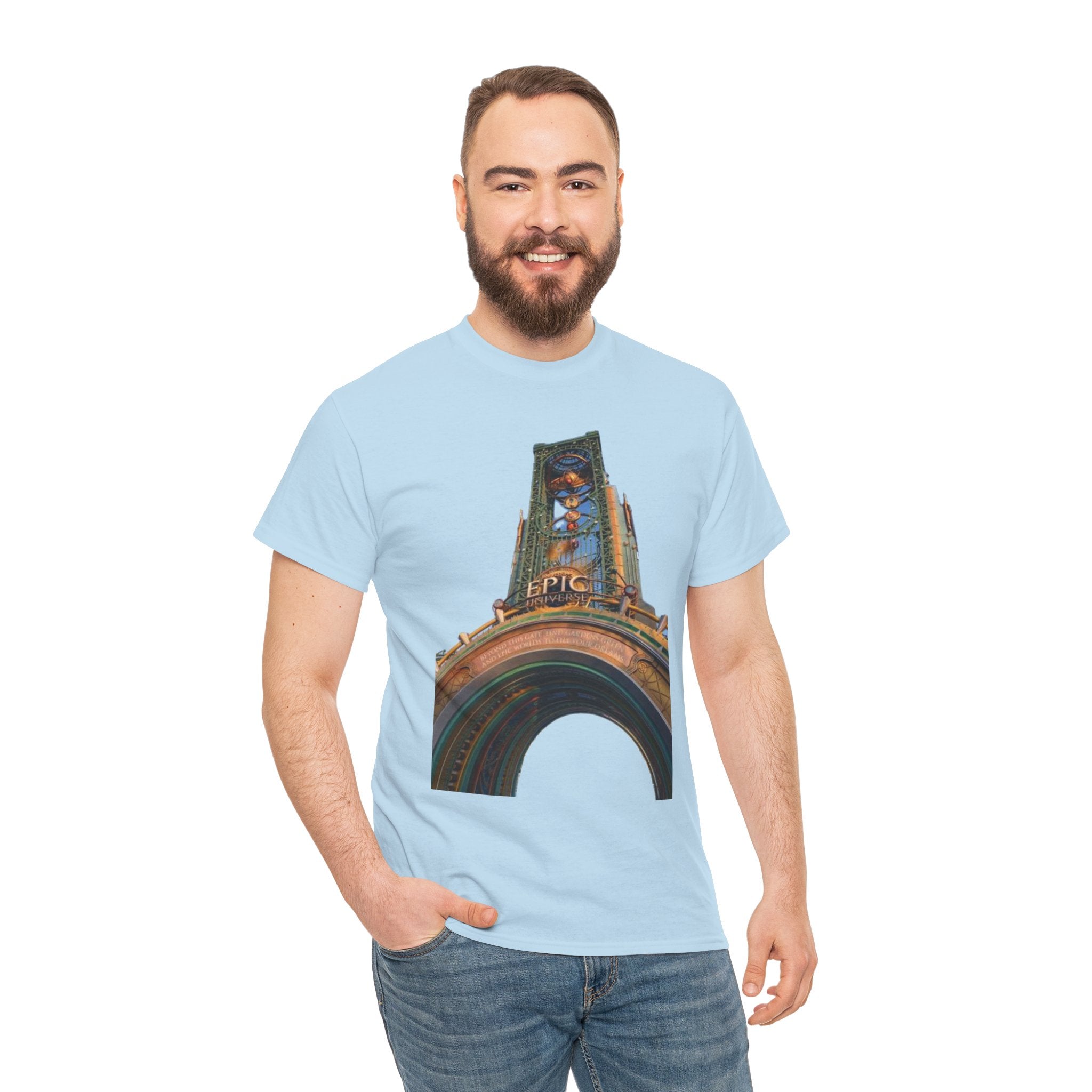 Epci Universe Vintage Theater Arch Graphic Tee — 'Epic' Retro Marquee T-Shirt