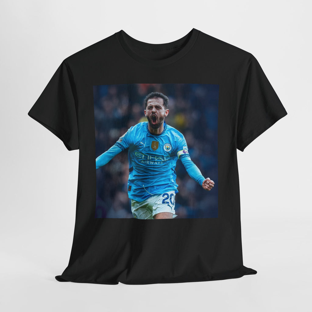 Bernardo Silva Tribute Tee – Inspirational Letter & Celebrating Goal Moment