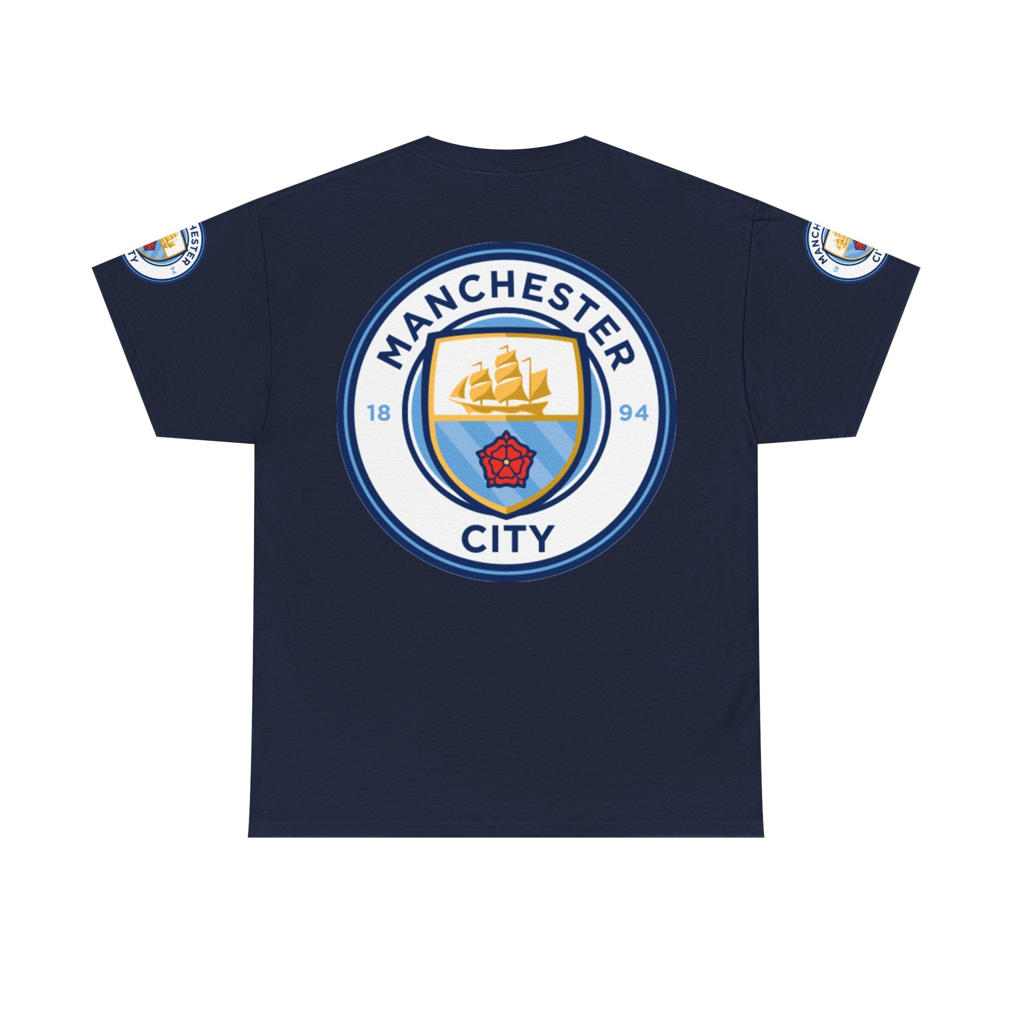 Manchester City Crest T-Shirt — Football Club Logo Tee