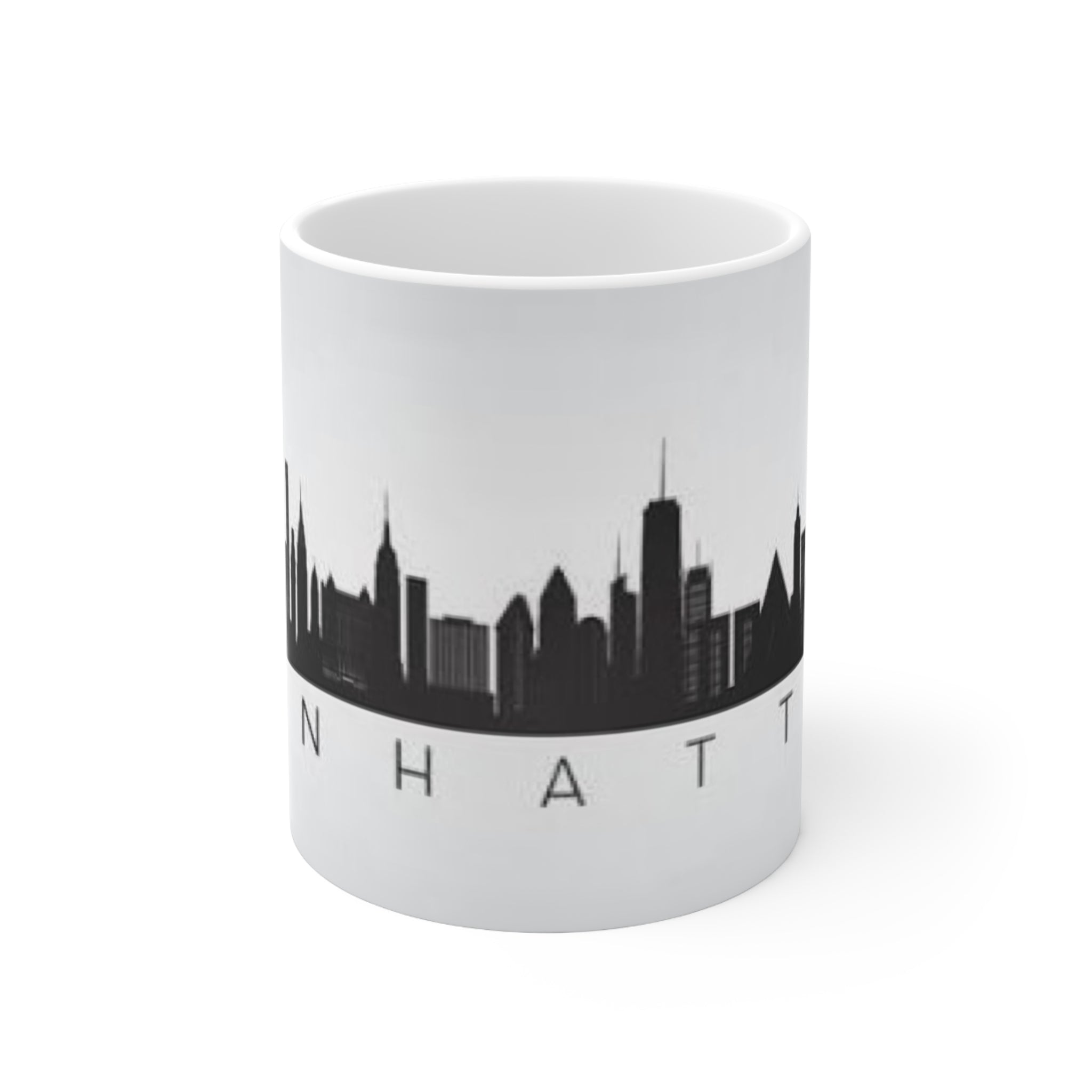 Manhattan Skyline Ceramic Coffee Mug — 11oz & 15oz
