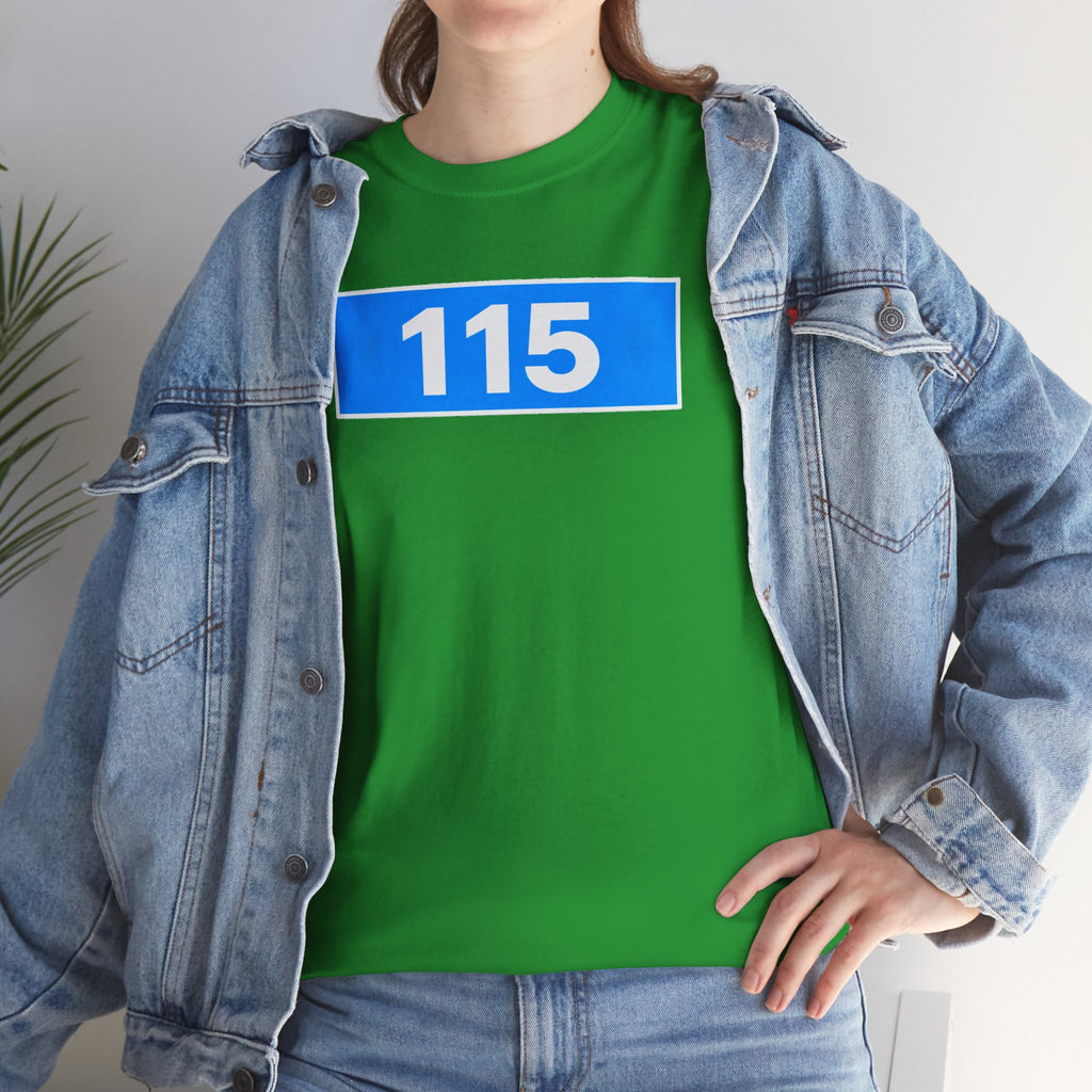 Manchester City 115 Inspired Minimalist Graphic Cotton T-Shirt