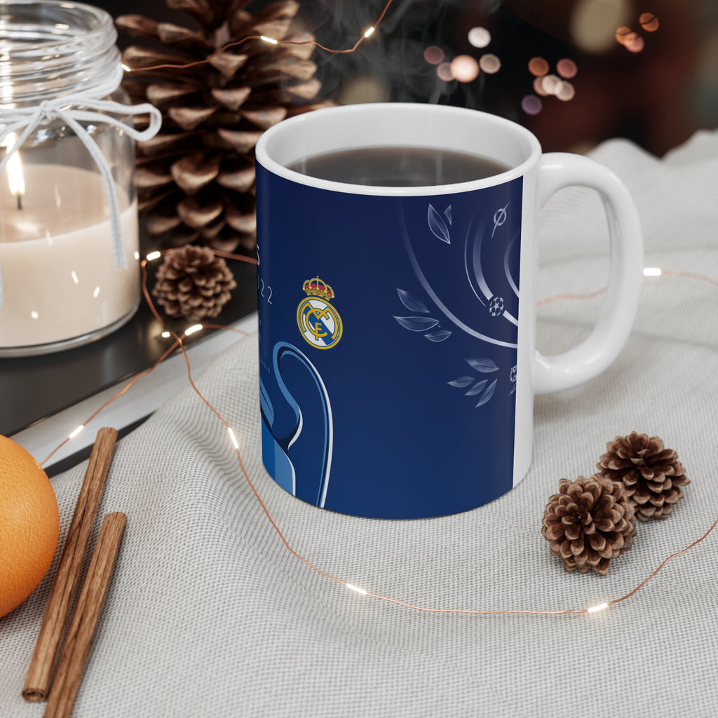 UEFA Champions League Final 2022 Programme Cover Inspired Commemorative Coffee Cup (Liverpool vs Real Madrid)