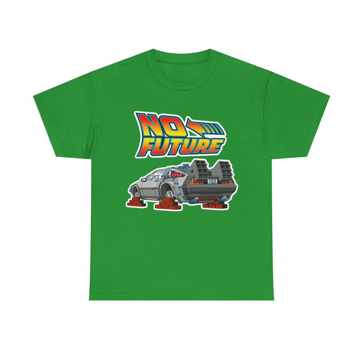 No Future DeLorean Cotton T-Shirt