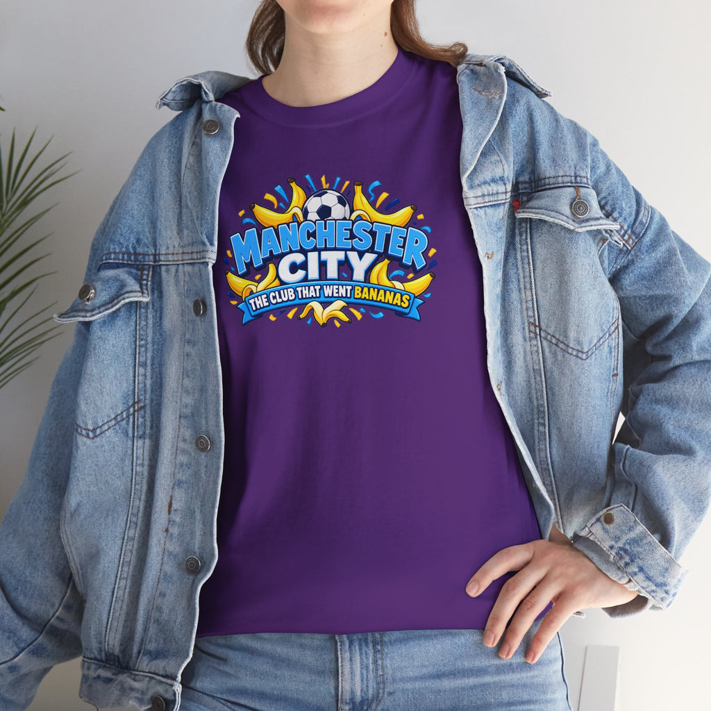 Manchester City "The Club That Went Bananas" Cotton T-Shirt