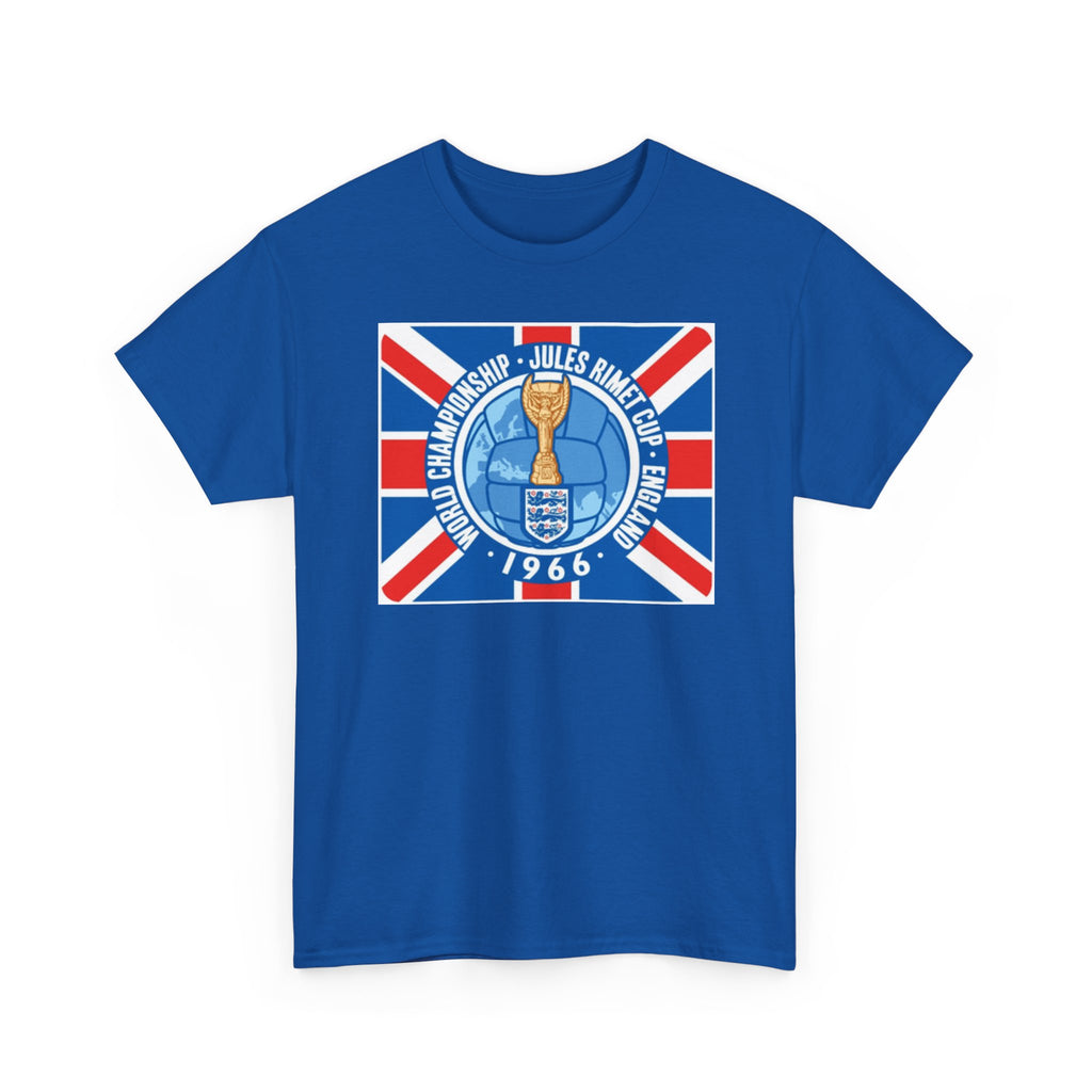 1966 World Cup Jules Rimet Trophy Tee — Vintage England Football Shirt