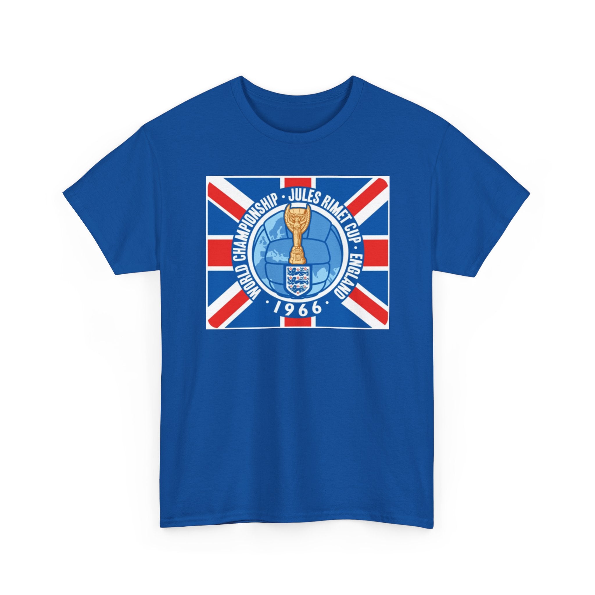 1966 World Cup Jules Rimet Trophy Tee — Vintage England Football Shirt