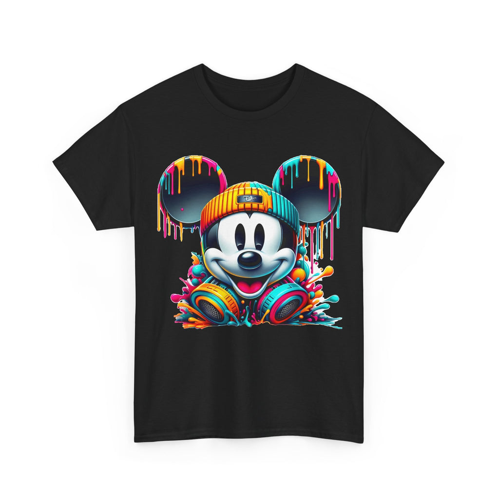 Mickey Graphic Tee — Colorful Street Art Mouse Character T-Shirt