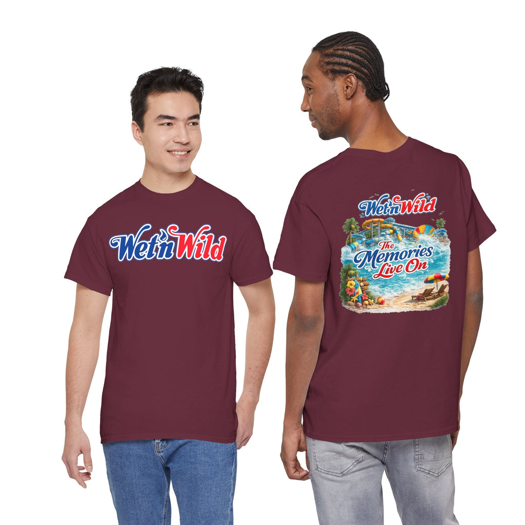 Wet 'n Wild Orlando Graphic Tee — "The Memories Live On" Retro Vacation T‑Shirt