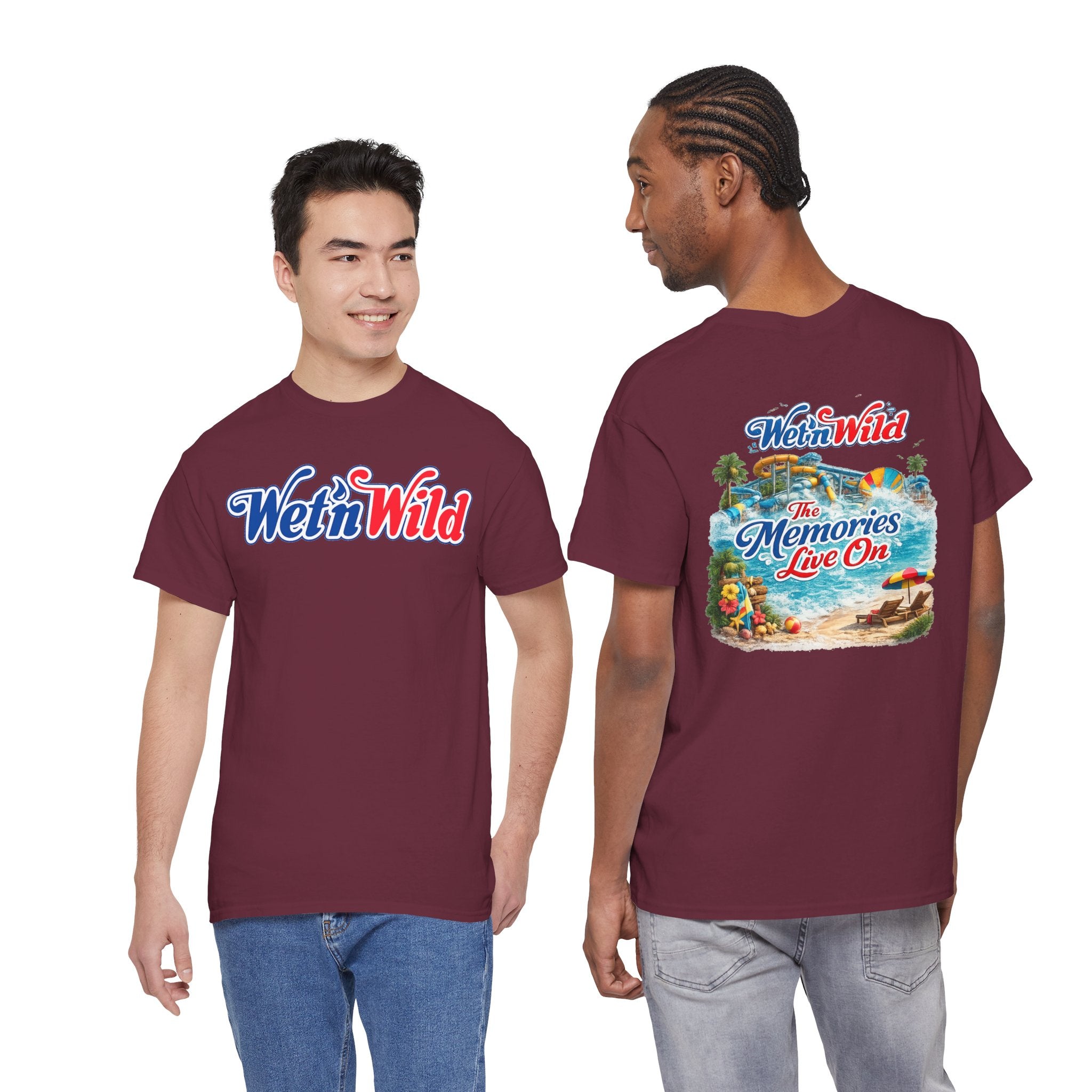 Wet 'n Wild Orlando Graphic Tee — "The Memories Live On" Retro Vacation T‑Shirt