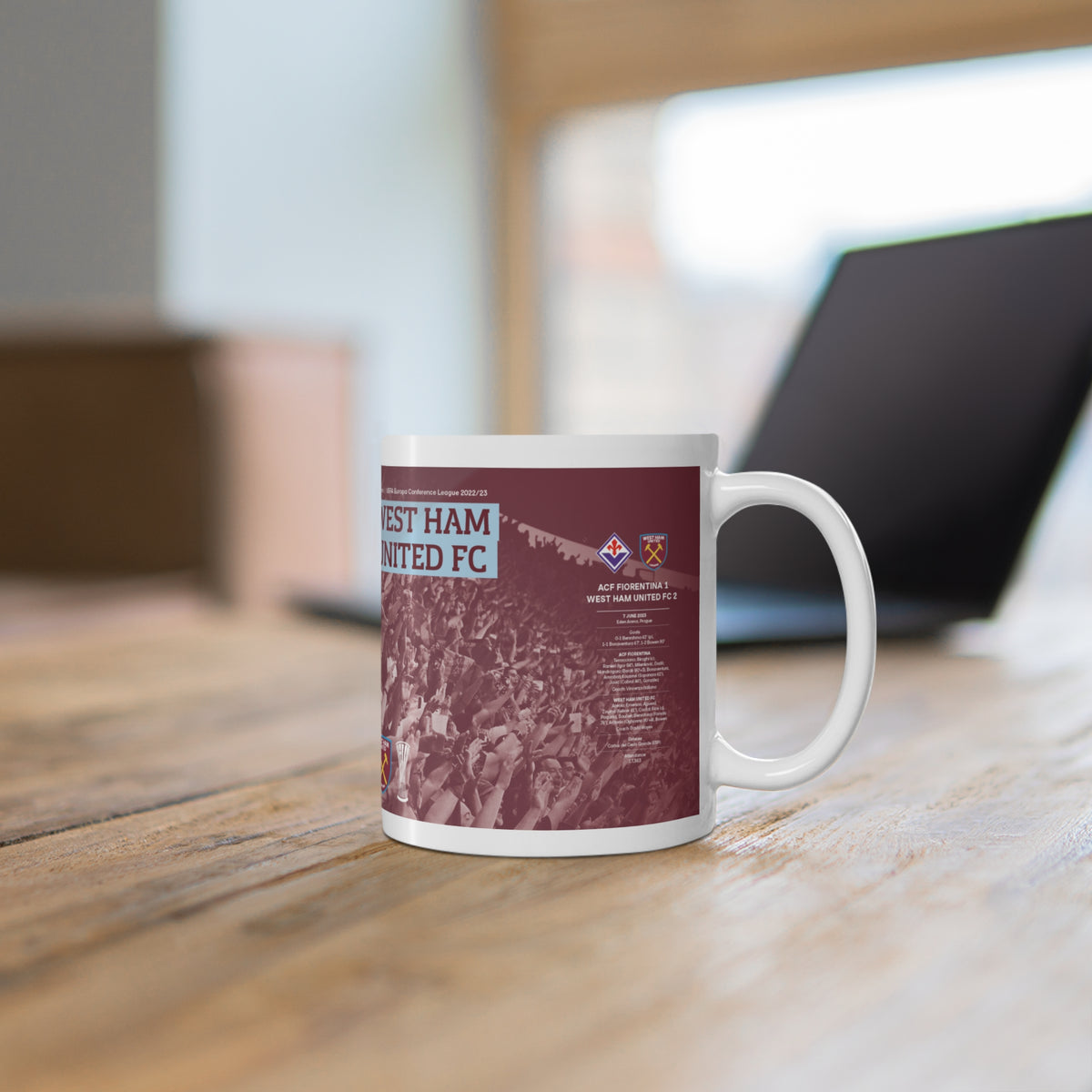 2023 UEFA Conference League Winners Programme Cover Inspired Ceramic Coffee Mug – (11oz/15oz)