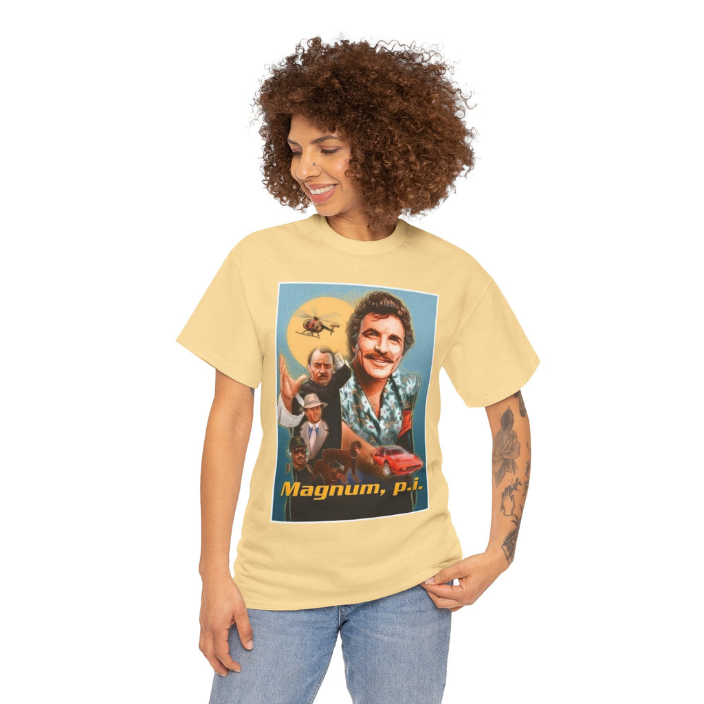 Magnum, P.I. Retro TV Show Inspired Cotton T-Shirt