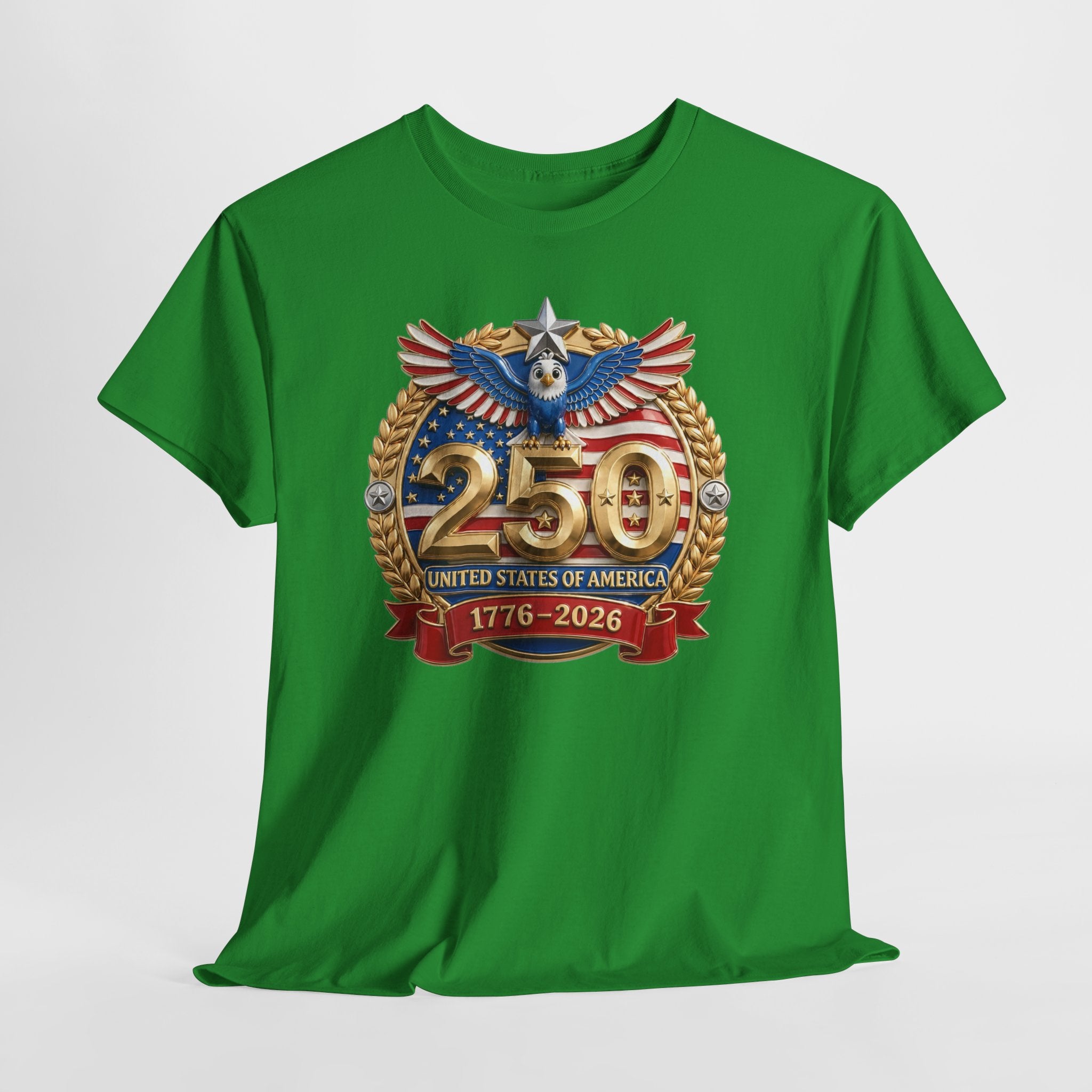 250th USA Anniversary T-Shirt – 1776–2026 Patriotic Eagle Emblem Tee