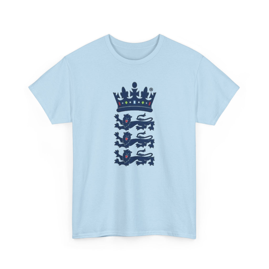 English Cricket T-Shirt — Vintage Cricket Crest Tee