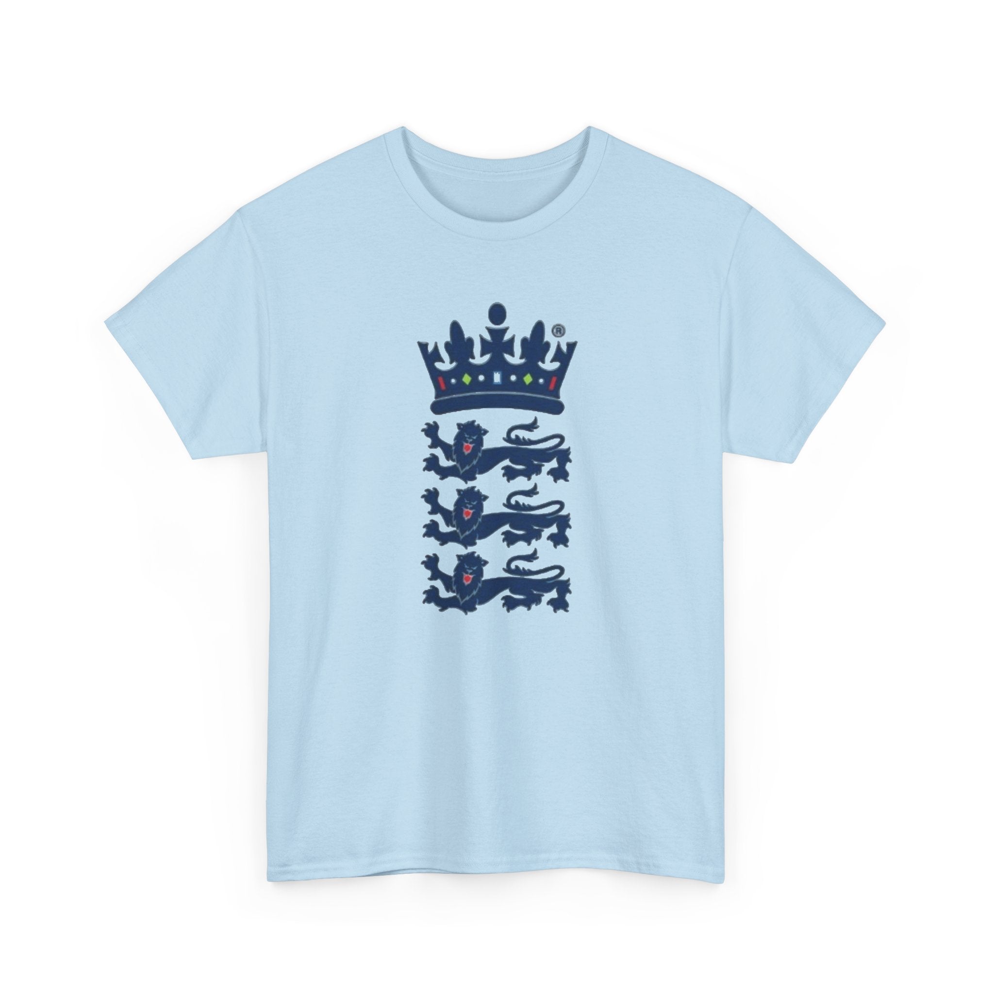 English Cricket T-Shirt — Vintage Cricket Crest Tee
