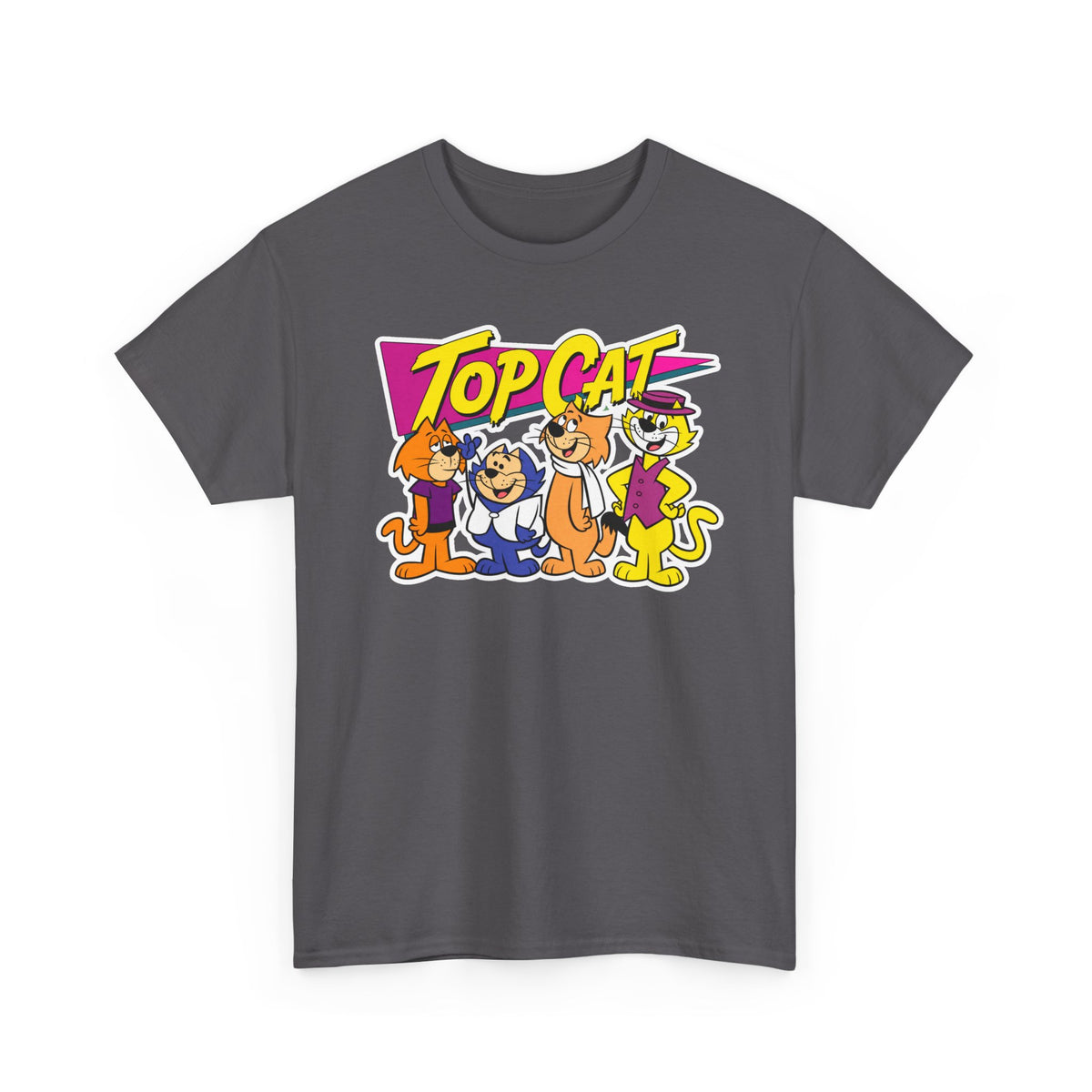 Top Cat Retro Cartoon Cotton T-Shirt / Tee