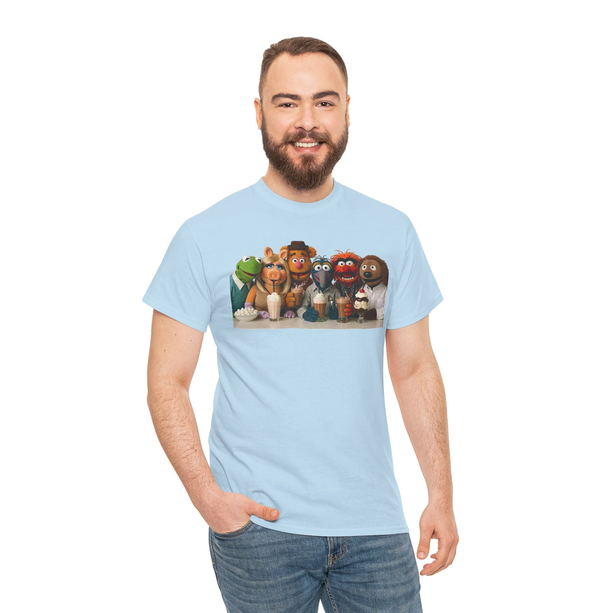 Muppet Cast Retro Poster Cotton T-Shirt