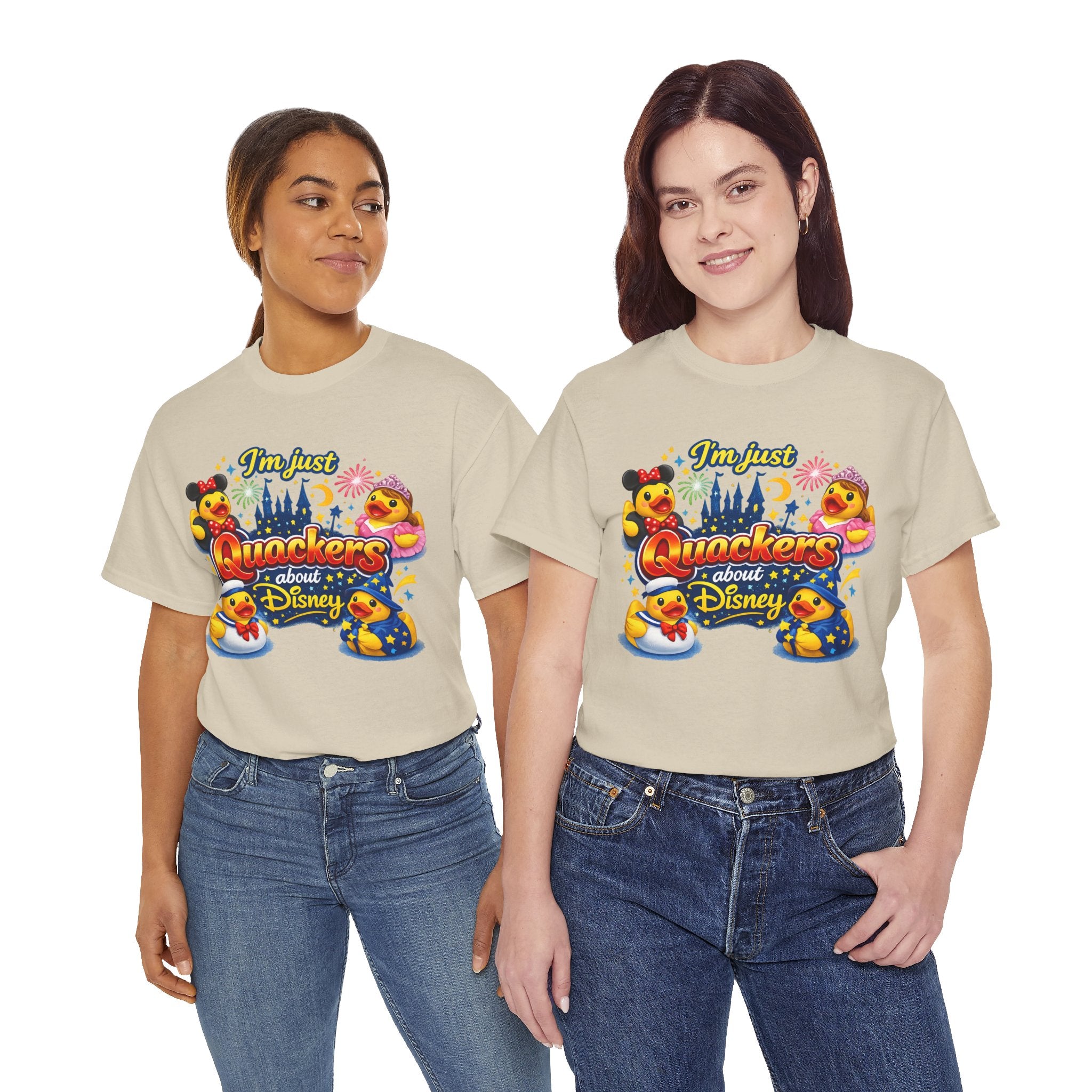 Quackers About Disney Rubber Duck Tee — "I'm Just Quackers About Disney" Graphic T-Shirt