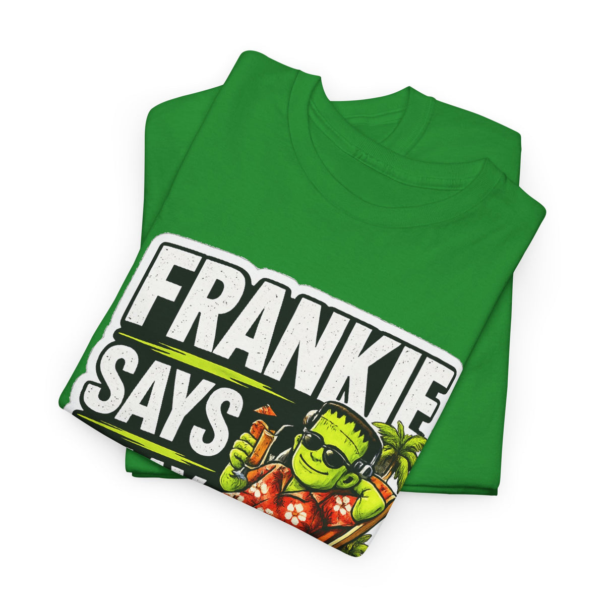 Frankie Says Relax Funny Graphic Cotton T-Shirt