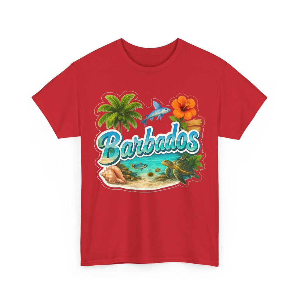 Barbados Beach Graphic Tee — Tropical Island Vacation T‑Shirt