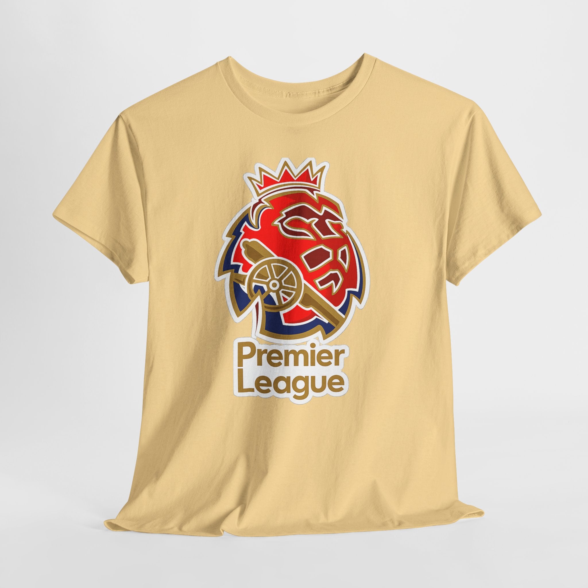 Arsenal Premier League Lion Logo T-Shirt — Soccer Fan Tee