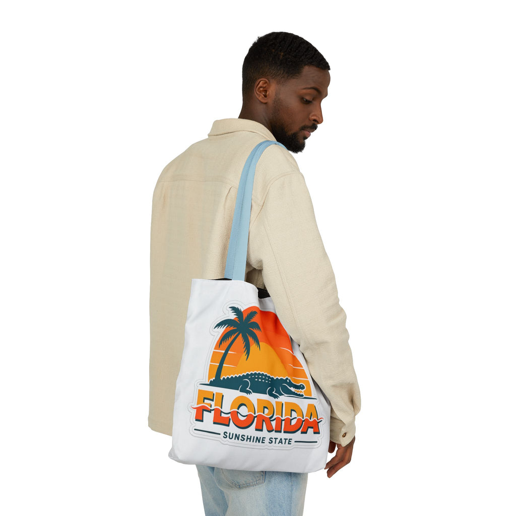 Florida Sunshine State Canvas Tote