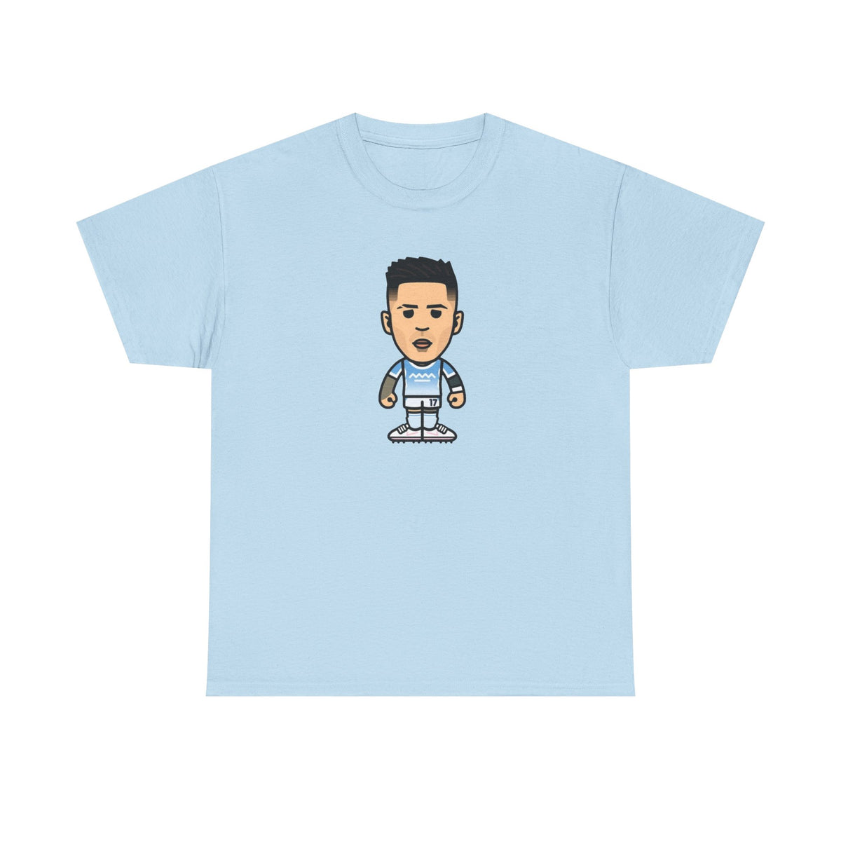 Enzo Fernandez Manchester City Cartoon Cotton T-Shirt
