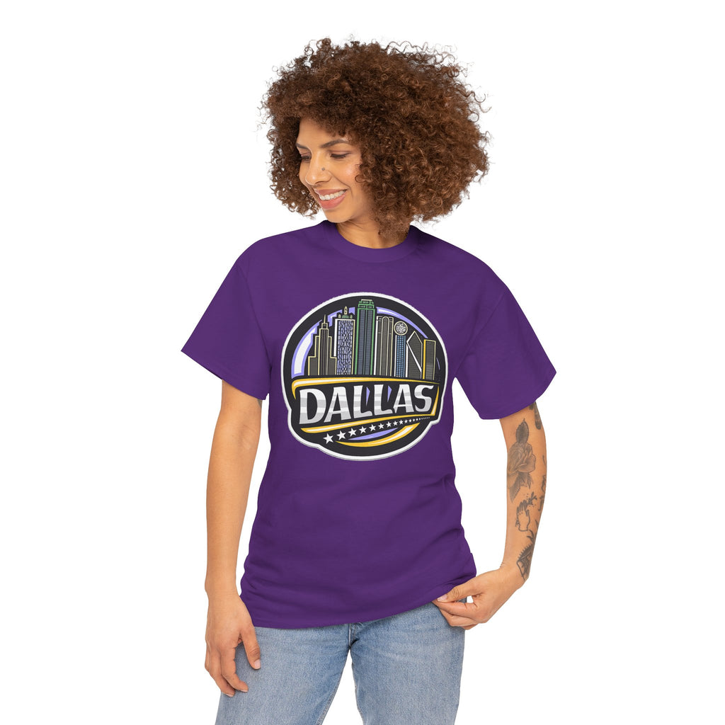 Dallas Skyline Tee — Vintage City Skyline Graphic T-Shirt