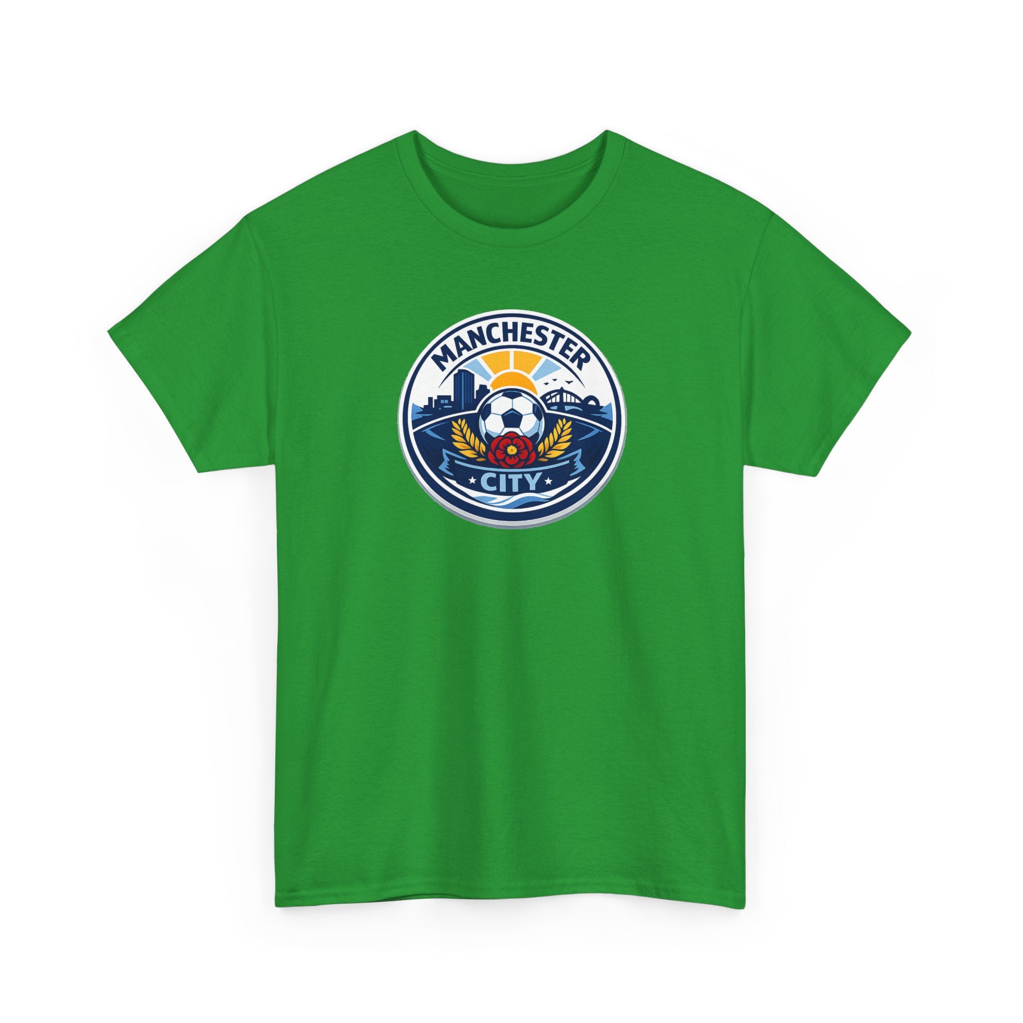 Manchester City Crest T-Shirt — Soccer Fan Tee